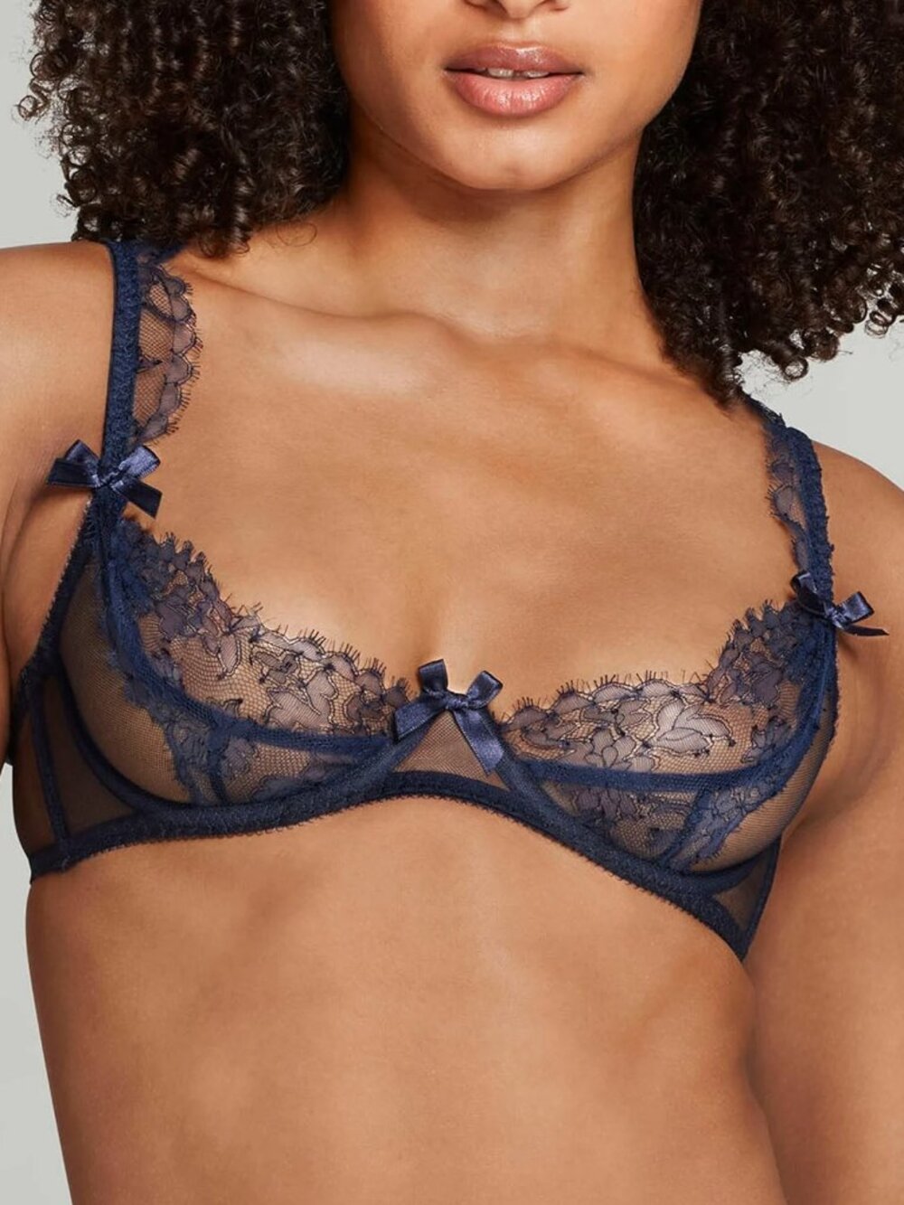 [NWT] Agent Provocateur - Willa Demi Plunge Underwired Bra - 34C
